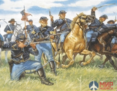 6013 Italeri 1/72 Солдаты Union Cavalry (American Civil War)