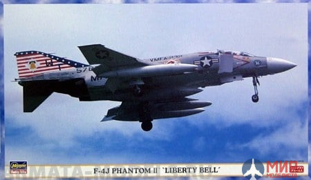 00712 Hasegawa F-4J Phantom II 1/72 + сопла Aires7128