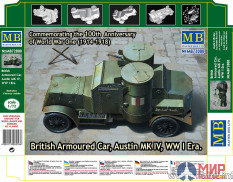 MB72008 Master Box 1/72 "Британский бронированный автомобиль, Остин, MK IV, 1 МВ"