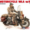 35172 MiniArt мотоцикл  U.S. MOTORCYCLE WLA w/RIDER  (1:35)