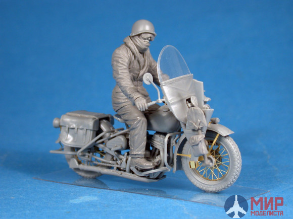 35172 MiniArt мотоцикл  U.S. MOTORCYCLE WLA w/RIDER  (1:35)