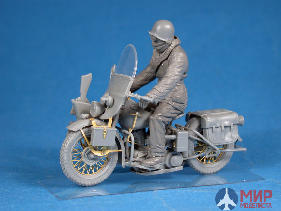 35172 MiniArt мотоцикл  U.S. MOTORCYCLE WLA w/RIDER  (1:35)