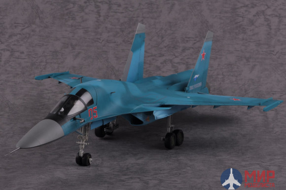 81756 Hobby Boss самолёт  Russian S-34 Fullback Fighter-Bomber (1:48)