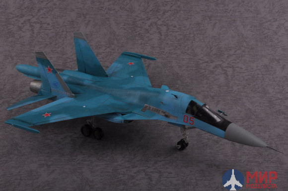 81756 Hobby Boss самолёт  Russian S-34 Fullback Fighter-Bomber (1:48)