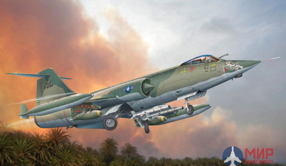 2504 Italeri самолет  F-104C (1:32)