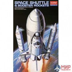 12707 Academy 1/288 Shuttle & Booster Rocket