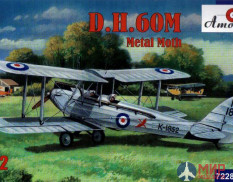 AMO72282 Amodel 1/72 Самолет DH60M Metal Moth