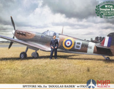 08247 Hasegawa Самолет Spitfire Mk.IIa Douglas Bader with figure 1/32