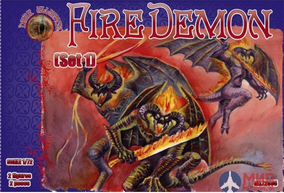 ALL72035 Dark Alliance 1/72 Fire Demon set 1