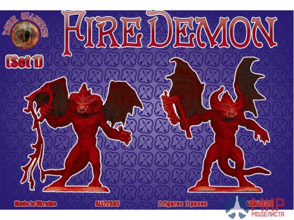 ALL72035 Dark Alliance 1/72 Fire Demon set 1