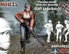 ARM24032 Armor35 Девушка сталкер 3 1/35