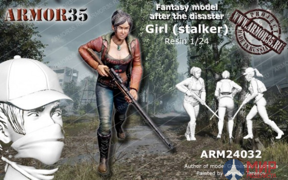 ARM24032 Armor35 Девушка сталкер 3 1/35