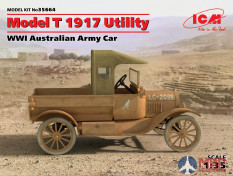 35664 ICM 1/35 Модель T 1917 Utility, австралийский армейский автомобиль