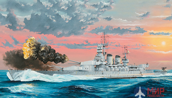 05319  Trumpeter корабль Italian Navy Battleship RN Littorio 1941  (1:350)