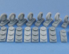 Ns72040-a North Star Models 1/72 Колеса PE An-10 an-12 Wheels set No mask series