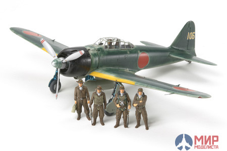 61108 Tamiya 1/48 Самолет Mitsubishi A6M3/3a (ZEKE)