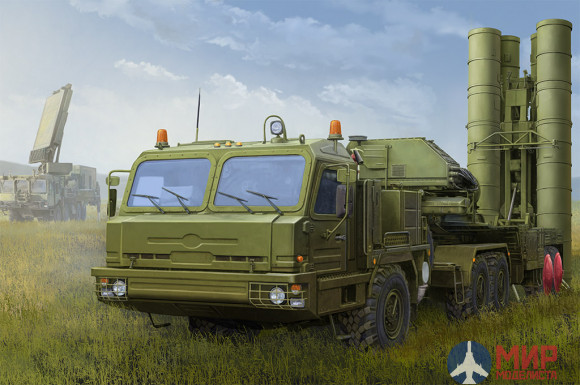 85517 Hobby Boss ЗРК Russian BAZ-64022 with 5P85TE2 TEL S-400  (1:35)