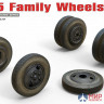 35196 MiniArt аксессуары  ZIS-5 Family WHEELS SET  (1:35)