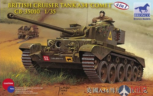 CB35010 Bronco Models 1/35 Танк British A34 Comet Tank