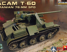 35240 MiniArt РУМЫНСКАЯ 76-мм САУ “TACAM” T-60 С ИНТЕРЬЕРОМ