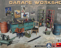 35596  MiniArt аксессуары  Garage Workshop  (1:35)