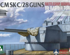 2147 Takom 1/35 15CMSK C/28 GUNS BATTLESHIP BISMARCK Bb