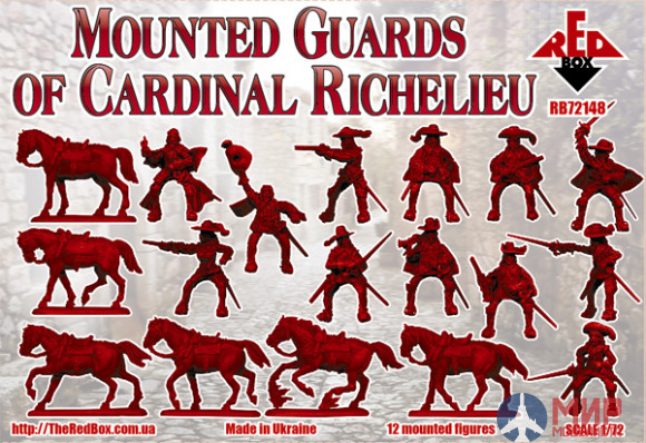 RB72148 Red Box 1/72 Mounted Guards of Cardinal Richelieu
