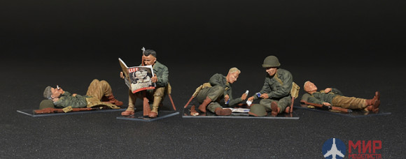 35200 MiniArt фигуры  U.S. SOLDIERS AT REST  (1:35)