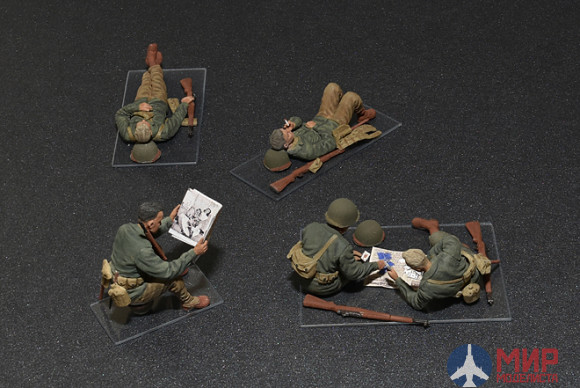 35200 MiniArt фигуры  U.S. SOLDIERS AT REST  (1:35)