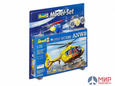 64939 REVELL ПОДАРОЧНЫЙ НАБОР ВЕРТОЛЕТА EC135 (1:72)