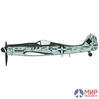 08251 Hasegawa Самолет Focke-Wulf Fw190D-9 BARKHORN with figure 1/32