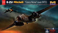 01E024 HK models 1/32 B-25J Mitchell Glass Nose over (MTO)