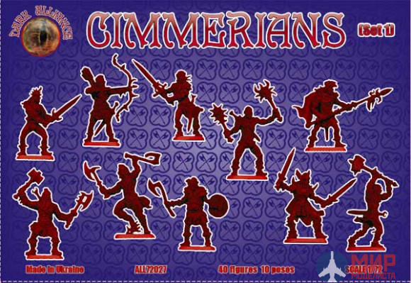 ALL72027 Dark Alliance 1/72 Cimmerians set 1