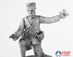 117  Ратник 54 мм Младший офицер бельгийской линейной пехоты, 1915 г.  олово