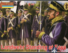 STR169 Strelets*R 1/72 Landwehr Standing at Ease