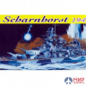 1040КМ Dragon 1/350 Корабль German Scharnhorst 1943 г.+стволы Master+палуба+травление WEM