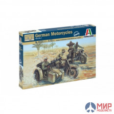 6121 Italeri солдаты  WWII German Motorcycles  (1:72)