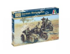 6121 Italeri солдаты  WWII German Motorcycles  (1:72)