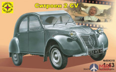 604318 Моделист  автомобиль  Ситроен 2CV (1:43)