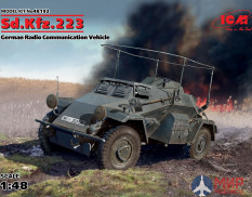 48192 ICM 1/48 Sd.Kfz.223, Германский бронеавтомобиль радиосвязи ІІ МВ