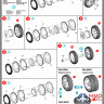 35201 MiniArt аксессуары  ZIS-6 Family WHEELS SET  (1:35)