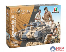 6592 Italeri 1/35 Crusader Mk. III with British Crew El Alamein