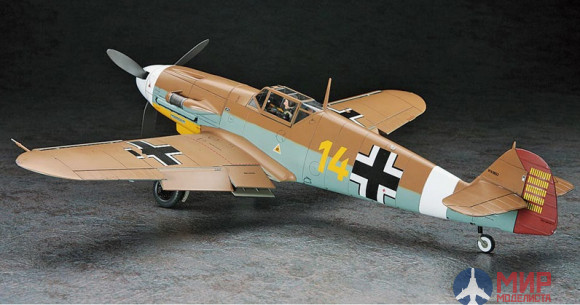 08881 Hasegawa Самолет Messerschmitt Bf109F-4 Trop 1/32