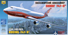 7010 Звезда 1/144 Пассажирский авиалайнер "Боинг 747-8"