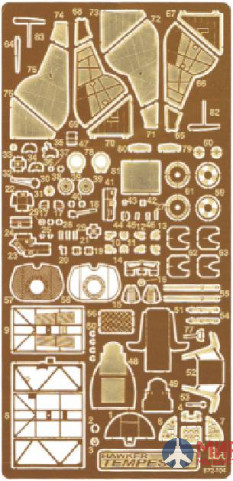 B020 Авиатех 1/72 Фототравление Hawker Tempest V