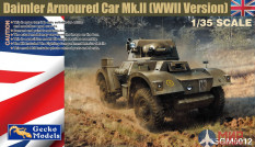 35GM0012 Gecko Models Diamler Armoured Car MK.II WW2 Version  (1:35)