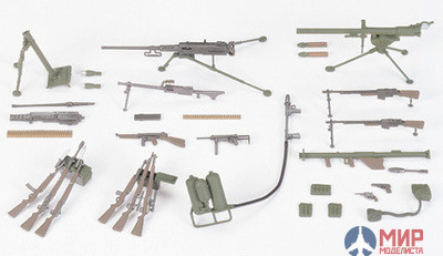 35121 Tamiya 1/35 Вооружение US Infantry Weapons Set