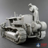 35225 MiniArt  трактор U.S. TRACTOR w/Towing Winch & Crewmen  (1:35)