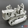 35225 MiniArt  трактор U.S. TRACTOR w/Towing Winch & Crewmen  (1:35)