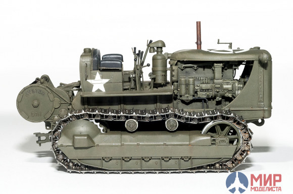 35225 MiniArt  трактор U.S. TRACTOR w/Towing Winch & Crewmen  (1:35)